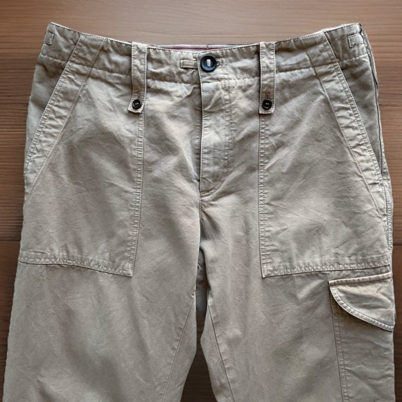 BURBERRY LONDON Men's 34R Tan Heavyweight Utility Cargo Pants - Picture 2 of 11